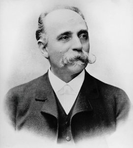 Portret van Bartolomeo Emilio Camillo Golgi, Italiaanse wetenschapper en arts, Nobelprijs voor Geneeskunde in 1906, foto
