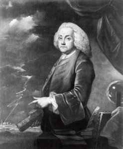 Portret van Benjamin Franklin (1706-1790) door Georg Carl Heinrich Dollmann