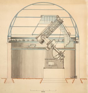 Reflecterende telescoop met koepel door John Pardon