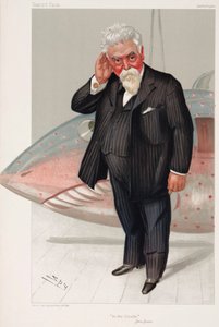 Sir Hiram Maxim, Amerikaans geboren, Britse ingenieur en uitvinder