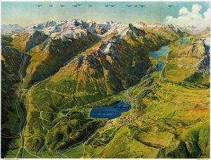 Sint Moritz, ca. 1930 door . .
