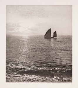 Zonsopgang op zee
