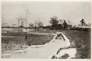 De rand van het meer door Frederick (attr. to) Barnard