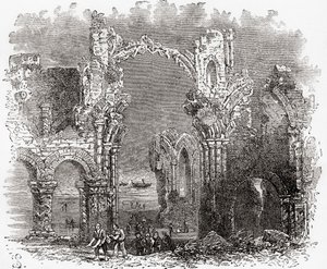 Het klooster van Lindisfarne
