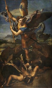 Sint-Michiel die Satan overwint