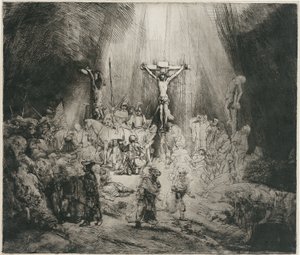 Christus gekruisigd tussen de twee dieven (De drie kruisen)