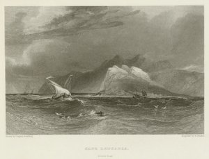 Kaap Leucadia, sprong van geliefden door after A.V. Copley Fielding