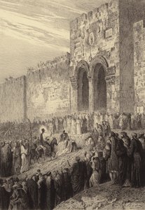 Jezus gaat Jeruzalem binnen