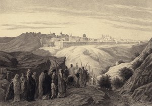 Jezus weent over Jeruzalem