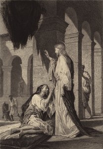 De verlamde man bij het bad van Bethesda door after Albert Robida