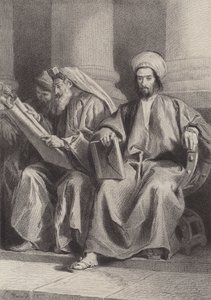 De schriftgeleerden en Farizeeën door after Albert Robida