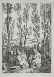De picknick door after Alexandre Moitte
