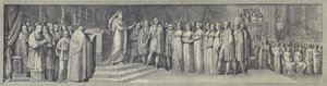 Kroning van Napoleon als koning van Italië in de kathedraal van Milaan, 23 mei 1805