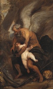 De Tijd Knipt de Vleugels van de Liefde door after Anthony van Dyck