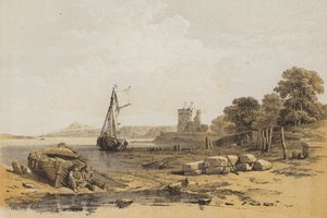 Kasteel Barnbougle door after C. Stanfield