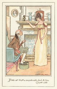 Illustratie voor Jane Austens Emma door after Charles Edmund Brock
