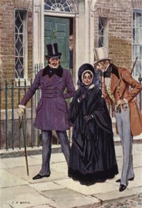 Illustratie voor Nicholas Nickleby door after Charles Edmund Brock