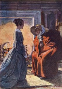 Jane Eyre en de Zigeuner door after Charles Edmund Brock