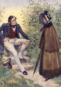 Jane Eyre ontmoet Mr. Rochester bij de Stijl door after Charles Edmund Brock