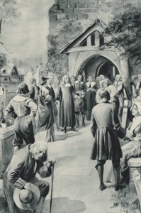 De mensen van Eyam in Derbyshire besluiten hun door de pest getroffen dorp van de wereld af te sluiten