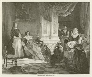 Sancho en de Hertogin door after Charles Robert Leslie