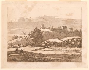 Landschap met een Kasteel