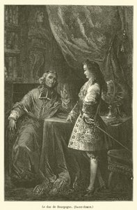De hertog van Bourgondië, Saint-Simon door after Emile Antoine Bayard