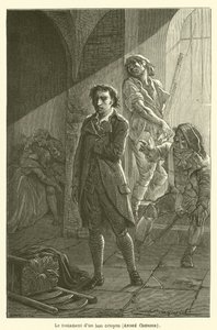 Het testament van een goede burger, Andre Chenier door after Emile Antoine Bayard
