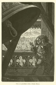 Parijs in de vijftiende eeuw, Victor Hugo door after Emile Antoine Bayard