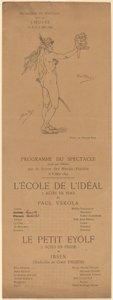 De school van het ideaal; Le Petit Eyolf door after Félicien Rops
