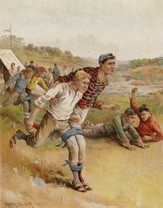 Een driewedstrijd door after Frank Feller