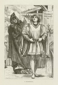 Illustratie voor Romola door George Eliot door after Frederic Leighton