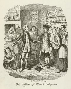 Illustratie voor Tristram Shandy door after George Cruikshank