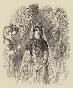 Moores Lalla Rookh door after George Housman Thomas