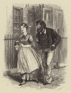W M Thackerays Ballade van Eliza Davis door after George Housman Thomas