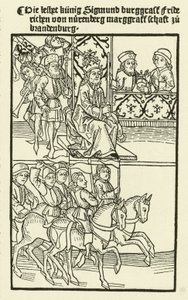 Investituur van Frederik I van het huis Hohenzollern als Markgraaf van Brandenburg, 1415