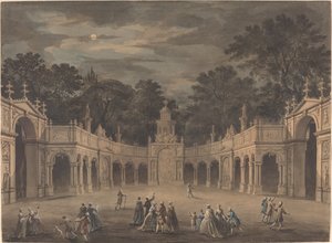 Een Ontwerp voor Verlichtingen ter Viering van de Verjaardag van Koning George III