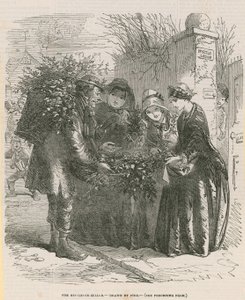 De maretakverkoper (gravure)