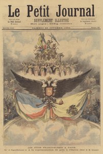 Vieringen ter herdenking van de Frans-Russische alliantie in Parijs door after Henri Meyer