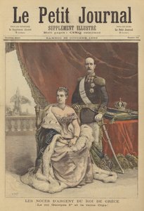 Zilveren huwelijksverjaardag van Koning George I en Koningin Olga van Griekenland