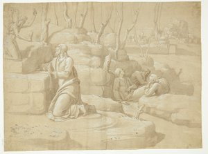 Jezus in de Hof van Getsemane