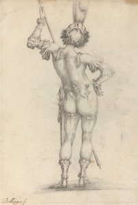 Staand Figuur [recto] door after Jacques Bellange