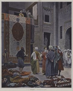 Tapijthandelaar in Caïro door after Jean Leon Gerome
