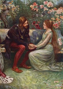 Prins Hendrik en Elsie in de Tuin