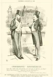 Toestemmende Regering door after John Tenniel