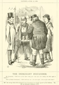 De Verontwaardigde Omstander door after John Tenniel