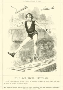 De Politieke Leotard door after John Tenniel