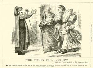 De Terugkeer van de Overwinning door after John Tenniel