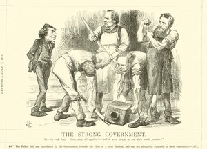 De Sterke Regering door after John Tenniel