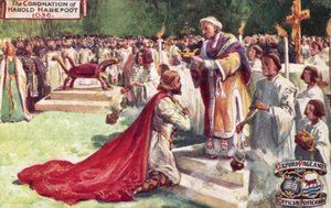 De kroning van Harold Harefoot, 1036